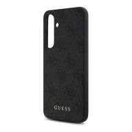   Guess 4G Metal Gold Logo Samsung Galaxy S24 FE hátlap tok, szürke GUHCS24FEG4GFGR