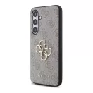 Guess 4G Big Metal Logo Samsung Galaxy S24 FE hátlap tok, rózsaszín GUHCS24FE4GMGPI