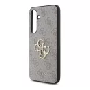 Guess 4G Big Metal Logo Samsung Galaxy S24 FE hátlap tok, rózsaszín GUHCS24FE4GMGPI