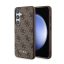 Guess 4G Metal Gold Logo Samsung Galaxy S24 hátlap tok, barna GUHCS24SG4GFBR