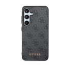 Guess 4G Metal Gold Logo Samsung Galaxy S24 hátlap tok, fekete GUHCS24SG4GFGR