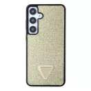 Guess Rhinestone Triangle Samsung Galaxy S24 hátlap tok, arany GUHCS24SHDGPPD