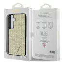 Guess Rhinestone Triangle Samsung Galaxy S24 hátlap tok, arany GUHCS24SHDGPPD