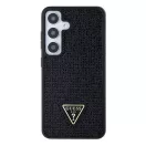 Guess Rhinestone Triangle Samsung Galaxy S24 hátlap tok, fekete GUHCS24SHDGPPK