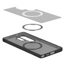 Spigen Ultra Hybrid MagFit Samsung Galaxy S25 Ultra tok, Frost Black, fekete