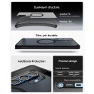 Spigen Ultra Hybrid MagFit Samsung Galaxy S25 Ultra tok, Frost Black, fekete
