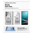 Spigen Ultra Hybrid MagFit Samsung Galaxy S25 Ultra tok, Zero One, fehér