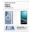 Spigen Ultra Hybrid MagFit Samsung Galaxy S25 Ultra tok, átlátszó-fehér