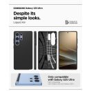 Spigen Liquid Air Samsung Galaxy S25 Ultra tok, Matte Black, fekete