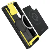   Spigen Rugged Armor MagFit Samsung Galaxy S25 Ultra tok, Matte Black, fekete
