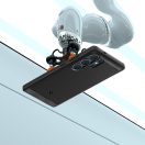 Spigen Rugged Armor MagFit Samsung Galaxy S25 Ultra tok, Matte Black, fekete