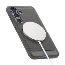 Spigen Rugged Armor MagFit Samsung Galaxy S25 tok, Marble Gray