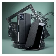 Fancy Samsung Galaxy S25 Ultra flip tok, fekete