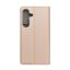 Magnet Samsung Galaxy S25 mágneses flip tok, arany