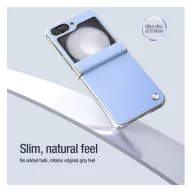   Nillkin CamShield Flip Samsung Galaxy Z Flip 6 / Flip 7 FE vegán bőr tok, lila