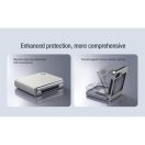 Nillkin CamShield Flip Samsung Galaxy Z Flip 6 / Flip 7 FE vegán bőr tok, fekete