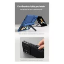 Nillkin CamShield Samsung Galaxy Z Fold 5 kemény hátlap tok kitámasztóval, fekete