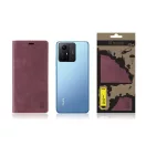 Tactical Xproof Xiaomi Redmi Note 12S flip/oldalra nyíló tok, piros