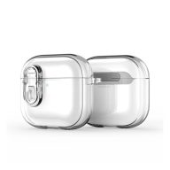 Dux Ducis PECP AirPods 4 műanyag/szilikon tok, átlátszó