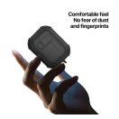 Dux Ducis PECP AirPods 4 műanyag/szilikon tok, fekete