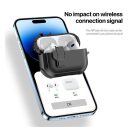 Dux Ducis PECP AirPods 4 műanyag/szilikon tok, fekete