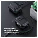 Dux Ducis PECP AirPods 4 műanyag/szilikon tok, fekete