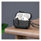 Dux Ducis PECP AirPods 4 műanyag/szilikon tok, fekete