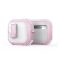 Dux Ducis PECP AirPods 4 műanyag/szilikon tok, fehér-rózsaszín