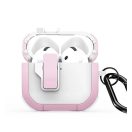 Dux Ducis PECP AirPods 4 műanyag/szilikon tok, fehér-rózsaszín