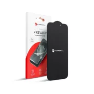   Forcell Privacy Iphone 12 Pro Max betekintésgátló kijelzővédő üvegfólia, fekete