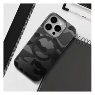   Forcell F-Protect Levels iPhone 16 Plus ütésálló MagSafe tok, Camo, fekete-szürke