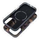 Forcell F-Protect Levels iPhone 16 Plus ütésálló MagSafe tok, Camo, barna-szürke