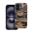 Forcell F-Protect Levels iPhone 16 ütésálló MagSafe tok, Camo, barna-szürke