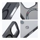 Forcell F-Protect Levels iPhone 16 Plus ütésálló MagSafe tok, Matt, átlátszó-fekete