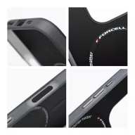   Forcell F-Protect Levels iPhone 16 Plus ütésálló MagSafe tok, Matt, átlátszó-fekete
