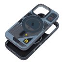 Forcell F-Protect Levels iPhone 16 Pro Max ütésálló MagSafe tok, Cyber, kék-szürke