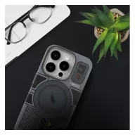   Forcell F-Protect Levels iPhone 16 Plus ütésálló MagSafe tok, Cyber, kék-szürke