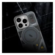   Forcell F-Protect Levels iPhone 16 Plus ütésálló MagSafe tok, Cyber, kék-szürke