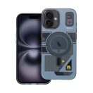 Forcell F-Protect Levels iPhone 16 Plus ütésálló MagSafe tok, Cyber, kék-szürke