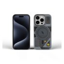 Forcell F-Protect Levels iPhone 16 Plus ütésálló MagSafe tok, Cyber, kék-szürke