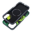 Forcell F-Protect Levels iPhone 16 Plus ütésálló MagSafe tok, Cyber, zöld-szürke