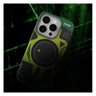   Forcell F-Protect Levels iPhone 16 Pro ütésálló MagSafe tok, Cyber, zöld-szürke