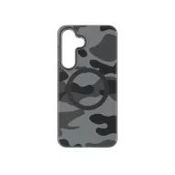  Forcell F-Protect Levels Samsung Galaxy S25 Plus ütésálló MagSafe tok, Camo, fekete-szürke