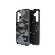   Forcell F-Protect Levels Samsung Galaxy S25 Plus ütésálló MagSafe tok, Camo, fekete-szürke