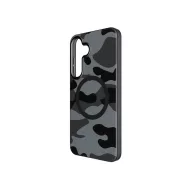   Forcell F-Protect Levels Samsung Galaxy S25 Plus ütésálló MagSafe tok, Camo, fekete-szürke