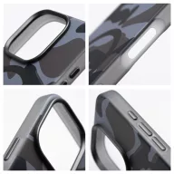  Forcell F-Protect Levels Samsung Galaxy S25 Plus ütésálló MagSafe tok, Camo, fekete-szürke