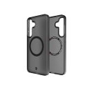 Forcell F-Protect Samsung Galaxy S25 Plus ütésálló MagSafe tok, átlátszó-fekete