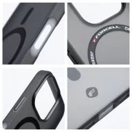   Forcell F-Protect Samsung Galaxy S25 Plus ütésálló MagSafe tok, átlátszó-fekete