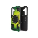 Forcell F-Protect Levels Samsung Galaxy S25 Plus ütésálló MagSafe tok, Cyber, zöld-szürke