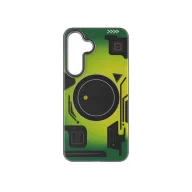   Forcell F-Protect Levels Samsung Galaxy S25 Plus ütésálló MagSafe tok, Cyber, zöld-szürke